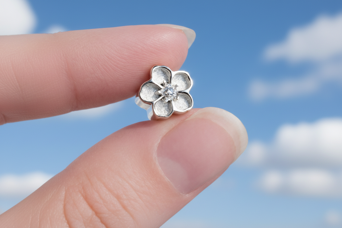 Forget-me-not charm